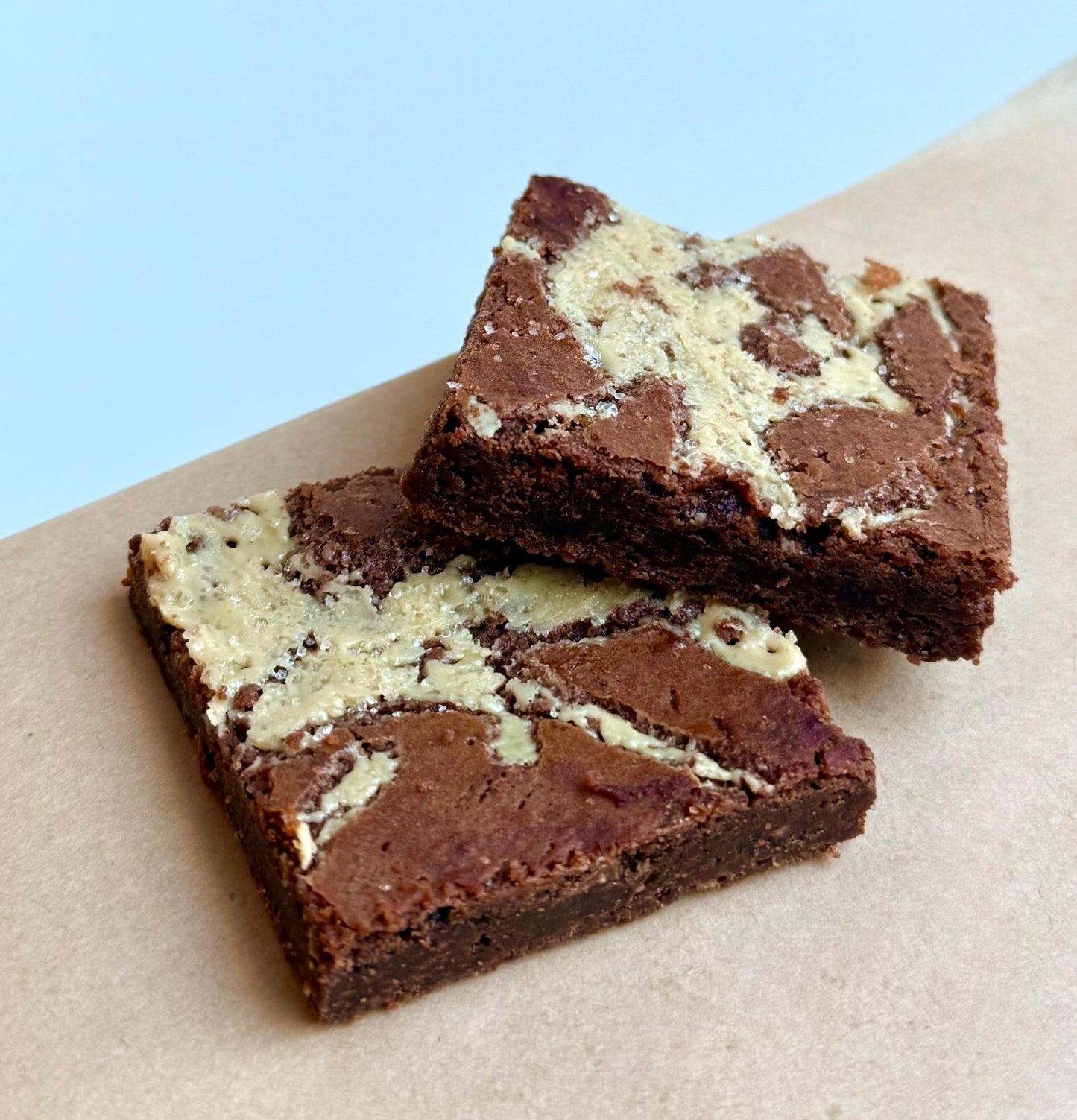 Koffie & tahini brownie